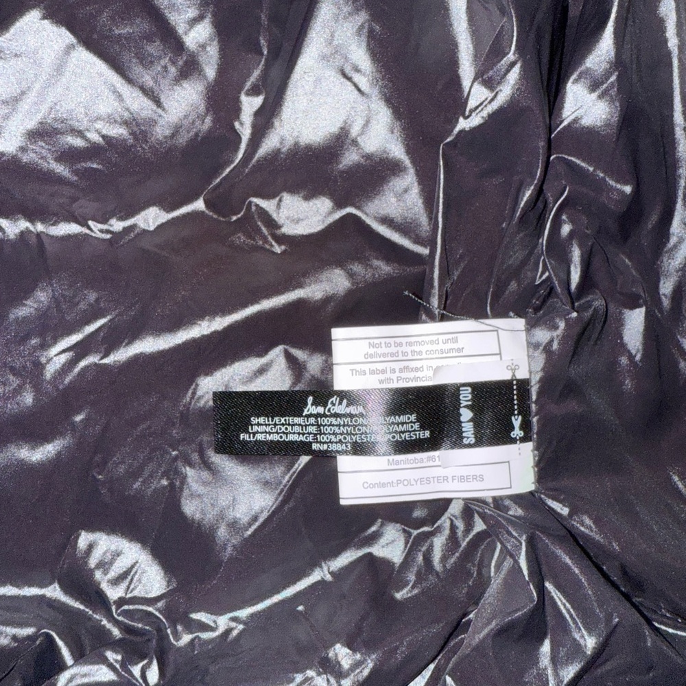 Sam Edelman Black Quilted Puffer Vest - Picture 5 of 5